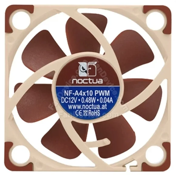 NOCTUA NF-A4x10 PWM 12V 0.04A 0.48W Axial Cooling Fan