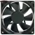 QI FANG 1209D-M04W-2BL 12V 0.30A 2 Wires DC Brushless Cooling Fan