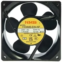 NMB 11938MB-B3N-NP 230V 15/14W 1 PHASE Thermally Protected Cooling Fan