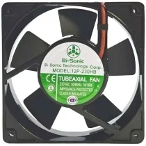 Bi-Sonic 12P-230HB 230V 18/16W 2 Wires Impedance Protected Cooling Fan