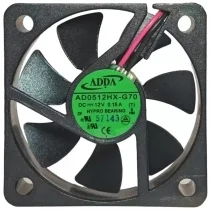 ADDA AD0512HX-G70 12V 0.15A 2 Wires HYPRO Bearing Cooling Fan