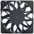 ADDA AS12048UB25AB00 48V 0.46A DC Brushless 4 Wires Axial Cooling Fan