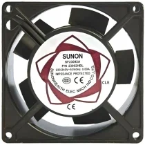 Sunon 23092HBL AC 220/240V 0.09A 2 Wires Impedance Protected Cooling Fan