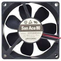 Sanyo 109R0848S402 DC 48V 0.06A 2 Wires Axial Cooling Fan
