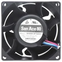 Sanyo 9HVA0812P1G0031 DC 12V 3.5A 4 Wires PWM Axial Cooling Fan