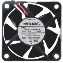 NMB-MAT 2410RL-05W-B59 DC 24V 0.11A 3 Wires Axial Cooling Fan