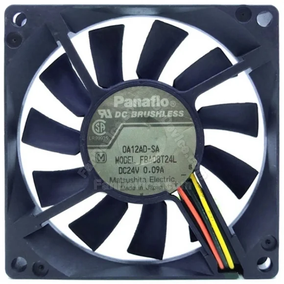 Panaflo FBA08T24L 24V 0.09A DC Brushless 3 Wires Axial Cooling Fan