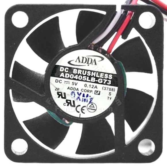 ADDA AD0405LB-G73 5V 0.12A DC Brushless 3 Wires Axial Cooling Fan