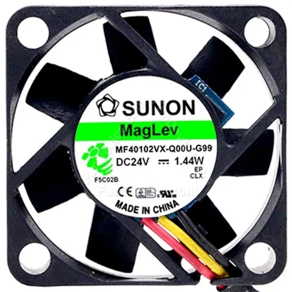 Sunon MF40102VX-Q00U-G99 DC 24V 1.44W 3 Wires Maglev Cooling Fan