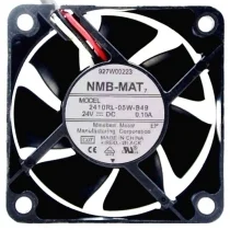 NMB-MAT 2410RL-05W-B49 DC 24V 0.10A 3 Wires Axial Cooling Fan