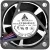Delta EFB0405LD 5V 0.16A 3 Wires DC Brushless Axial Cooling Fan