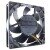 Sanyo Denki 9GH1212C4D05 DC 12V 0.21A 3 Wires Axial Cooling Fan