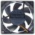 Sanyo Denki 9GH1212C4D05 DC 12V 0.21A 3 Wires Axial Cooling Fan