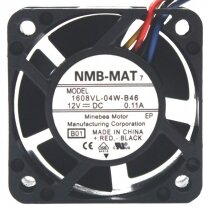 NMB-MAT 1608VL-04W-B46 DC 12V 0.11A 4 Wires Axial Cooling Fan