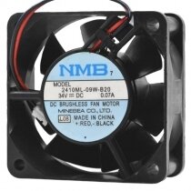 NMB 2410ML-09W-B20 DC 34V 0.07A 2 Wires / 3 Wires Brushless Axial Cooling Fan