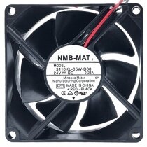 NMB-MAT 3110KL-05W-B80 DC 24V 0.23A 2 Wires / 3 Wires Axial Cooling Fan