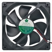 HengLiXin HD1225B12M DC 12V 0.30A 2 Wires Brushless Axial Cooling Fan