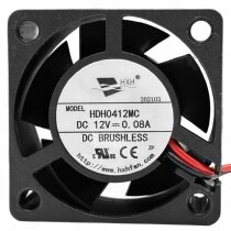 HXH HDH0412MC DC 12V 0.08A 2 Wires 4020 Brushless Axial Cooling Fan