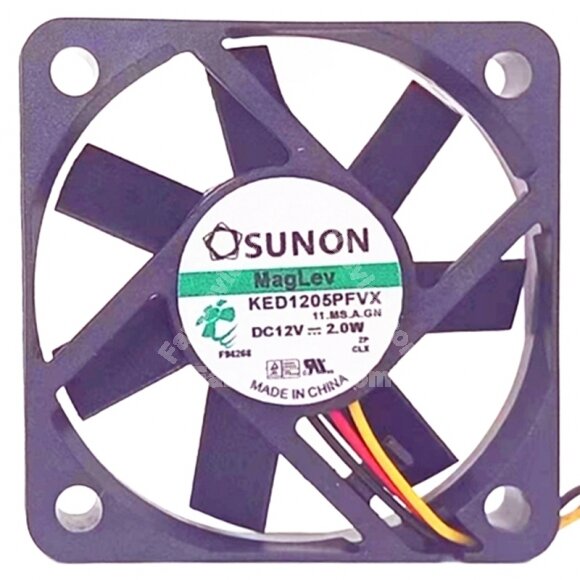 Sunon Maglev KED1205PFVX DC 12V 2.0W 2 Wires / 3 Wires Axial Cooling Fan