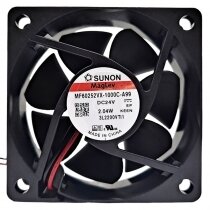 Sunon Maglev MF60252VX-1000C-A99 DC 24V 2.04W 2 Wires Axial Cooling Fan