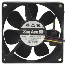 Sanyo Denki 109R0812L401 DC 12V 0.06A 3 Wires Axial Cooling Fan