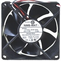 NMB-MAT 3110GL-B4W-B89 DC 12V 0.46A 3 Wires Axial Cooling Fan