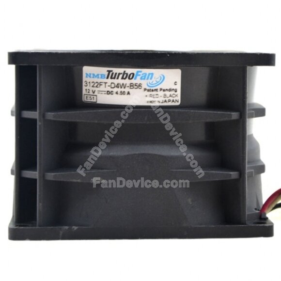 NMB 3122FT-D4W-B56 DC 12V 4.50A P14778-ND Axial Cooling Fan