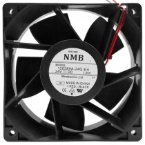 NMB 12038VA-24Q-EA DC 24V 1.20A 2 Wires Axial Cooling Fan