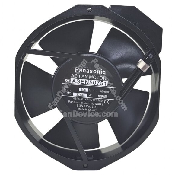 Panasonic ASEN50751 AC 100V 37/33W Thermally Protected Axial Cooling Fan