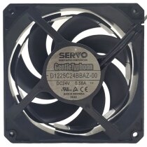 Servo D1225C24BBAZ-00 DC 24V 0.58A 2 Wires Axial Cooling Fan