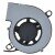 SANONDA KFFB5020L12B DC 12V 0.15A 2 Wires Brushless Blower Cooling Fan