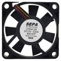 SEPA LF50A12R DC 12V 0.03A 3 Wires Brushless Axial Cooling Fan