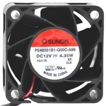 Sunon PE40281B1-Q00C-A99 DC 12V 4.35W 2 Wires Axial Cooling Fan