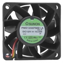 Sunon PMD1206PMB1-A DC 12V 10.6W 2 Wires / 3 Wires Axial Cooling Fan