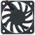 EVERFLOW R126010BM DC 12V 0.14AMP 2 Wires / 3 Wires Axial Cooling Fan