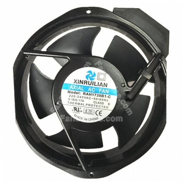 XINRUILIAN RAH1738B1-C AC 220-240V 0.16/0.17A Thermal Protected Cooling Fan