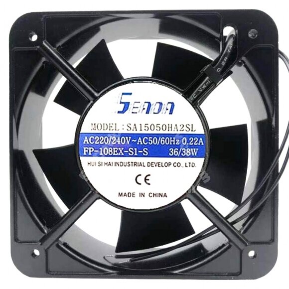 SENDA SA15050HA2SL AC 220/240V 0.22A 36/38W 2 Wires Axial Cooling Fan