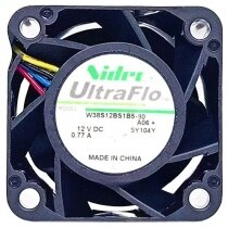 Nidec UltraFlo W38S12BS1B5-80 DC 12V 0.77A 4 Wires PWM Axial Cooling Fan
