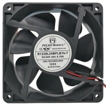PELKO Motors R1238L24BPLB1b-7 24V 0.18A DC Brushless Axial Cooling Fan