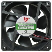YING TIAN YTD241238B0000 DC 24V 0.6A 2 Wires 12038 Axial Cooling Fan
