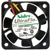 Nidec UltraFlo U40X12MMZ7-53Z992 DC 12V 0.07A 3 Wires Axial Cooling Fan