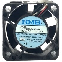 NMB 1608KL-04W-B56 12V 0.21A 2 / 3 Wires DC Brushless 4020 Axial Fan