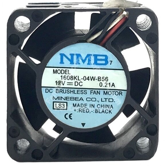 NMB 1608KL-04W-B56 12V 0.21A 2 / 3 Wires DC Brushless 4020 Axial Fan