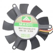 Magic MGT5005XB-O10 DC 5V 0.35A 3 Wires Axial Cooling Fan