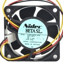 Nidec D06T-24TG 27B DC 24V 0.08Amp 3 Wires 6025 Axial Cooling Fan