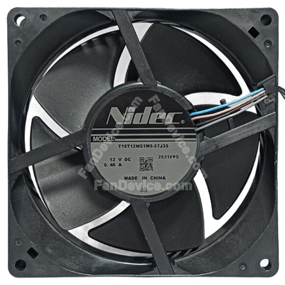 Nidec T10T12MS1M5-57J35 DC 12V 0.40A 4 Wires 10525 Axial Cooling Fan