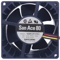 Sanyo 9G0812P1F061 DC 12V 0.58A 4 Wires PWM Axial Cooling Fan