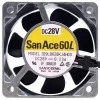 Sanyo 109L0628KJ4H03 DC 28V 0.23A 4 Wires Axial Cooling Fan