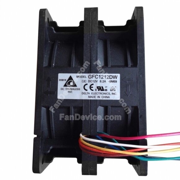 Delta GFC1212DW DC 12V 8.2A 8 Wires Axial Cooling Fan