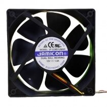 JAMICON JF1238B1UMAR DC 12V 1.0A 2 Wires / 3 Wires Axial Cooling Fan